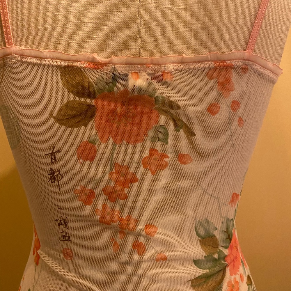 Seal Floral Camisole with Orange Accents - Picture 8 of 10